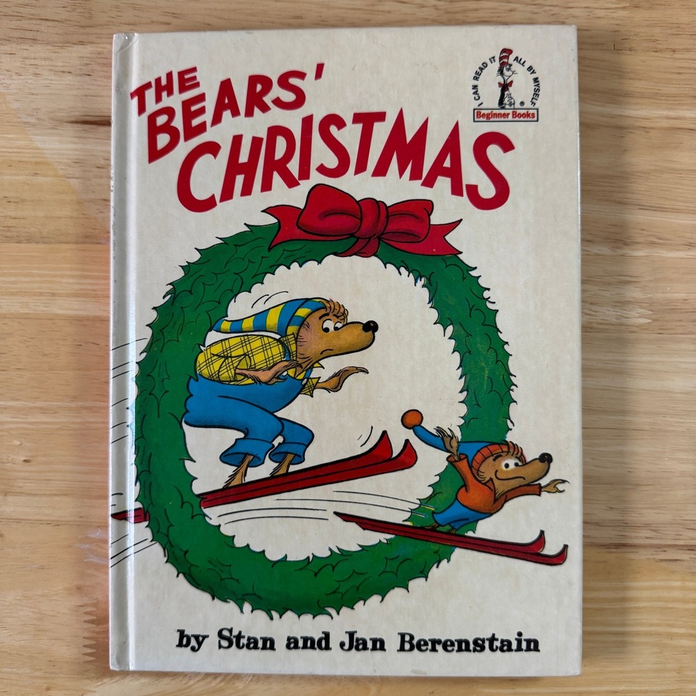 The Bears Christmas Stan Jan Berenstain 1970 Hardcover Beginner Books 0394800907